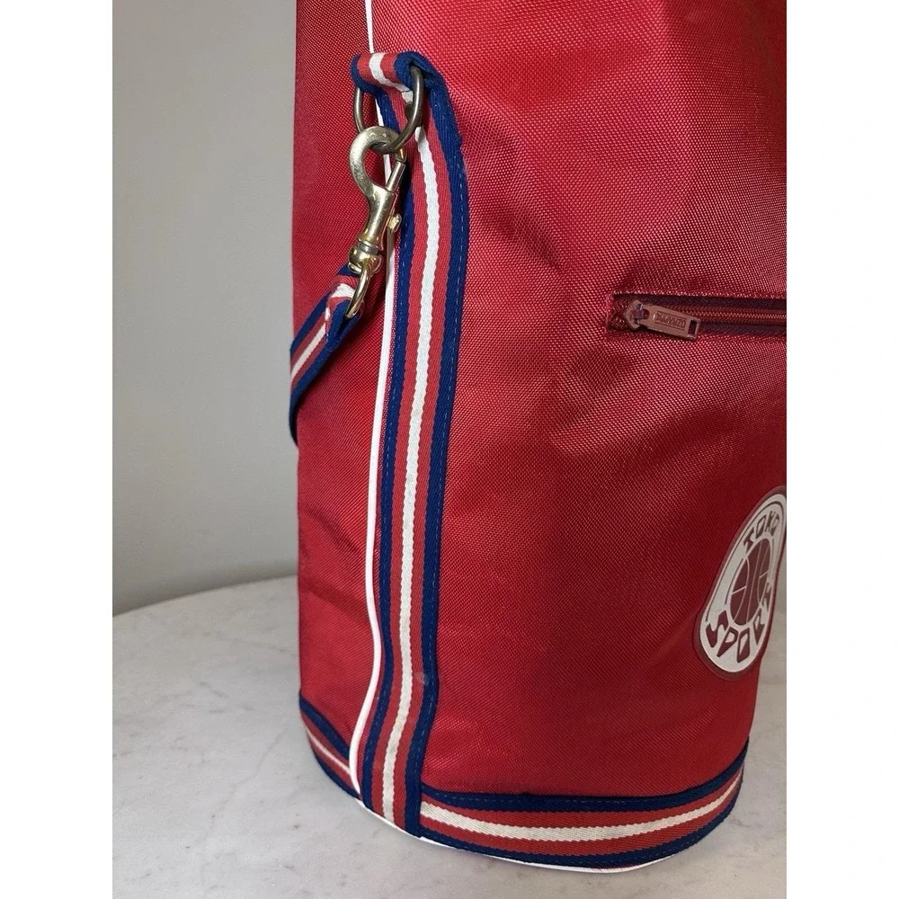 Toko Sport Duffel Bag Mens Womens Large Red Excellent‎ Vintage Style Basketball